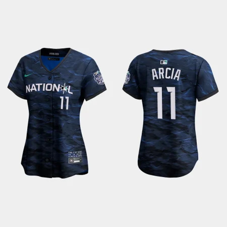 Women’s National League Orlando Arcia 2023 MLB All-Star Game Jersey – Royal