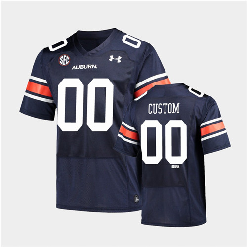 Womens Auburn Tigers Custom Tray Matthews Tre'Williams Daniel Carlson Ike Powell Braden Smith Austin Golson Navy Football Jersey