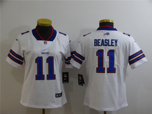 Womens Buffalo Bills #11 Cole Beasley Nike White Game Stitched Jersey
