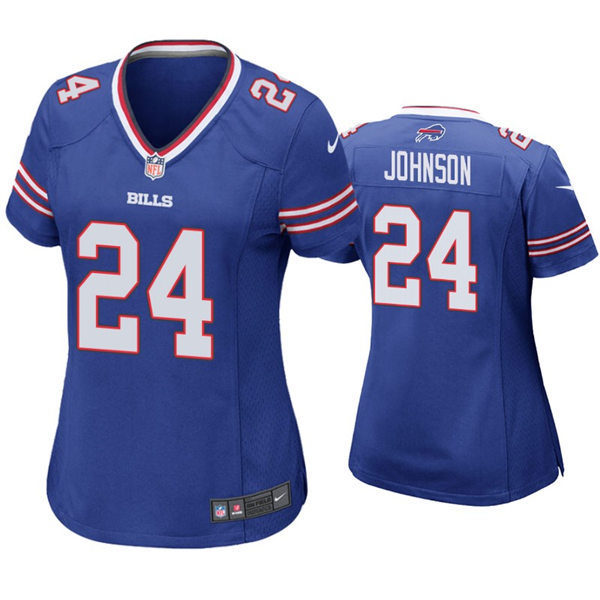 Womens Buffalo Bills #24 Taron Johnson Nike Royal Limited Jersey