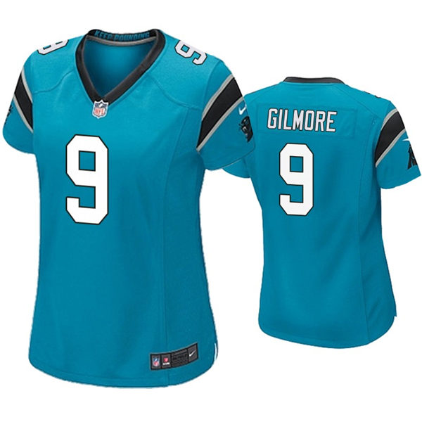 Womens Carolina Panthers #9 Stephon Gilmore Nike Blue Limited Jersey