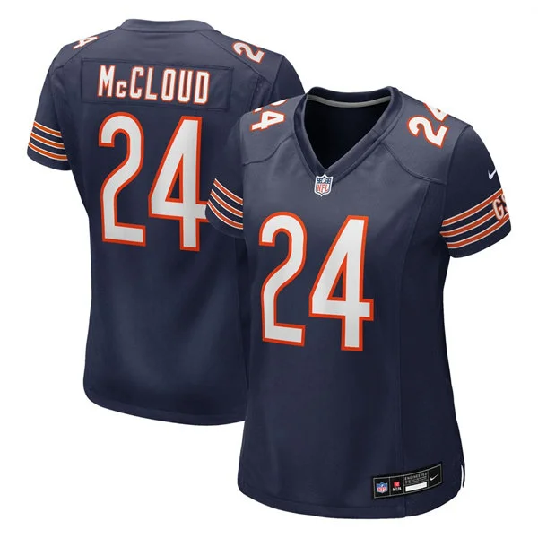 Womens Chicago Bears #24 Nick McCloud Nike Navy Limited Jersey 