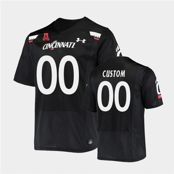 Womens Cincinnati Bearcats Custom Under Armour Black Football Jersey