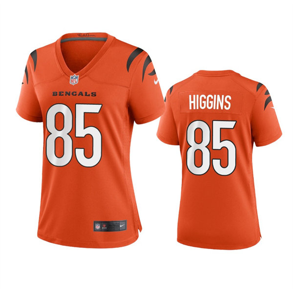 Womens Cincinnati Bengals #85 Tee Higgins Nike Orange Limited Jersey