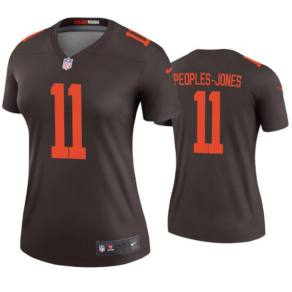 Womens Cleveland Browns #11 Donovan Peoples-Jones Nike Brown Alternate Limited Jersey