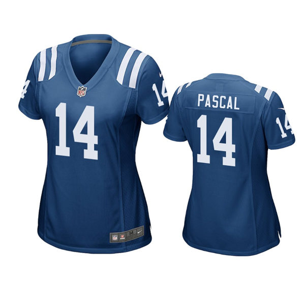 Womens Indianapolis Colts #14 Zach Pascal Nike Royal Limited Jersey