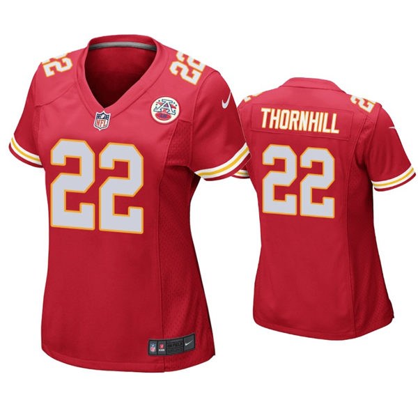 Womens Kansas City Chiefs #22 Juan Thornhill Nike Red Limited Jersey