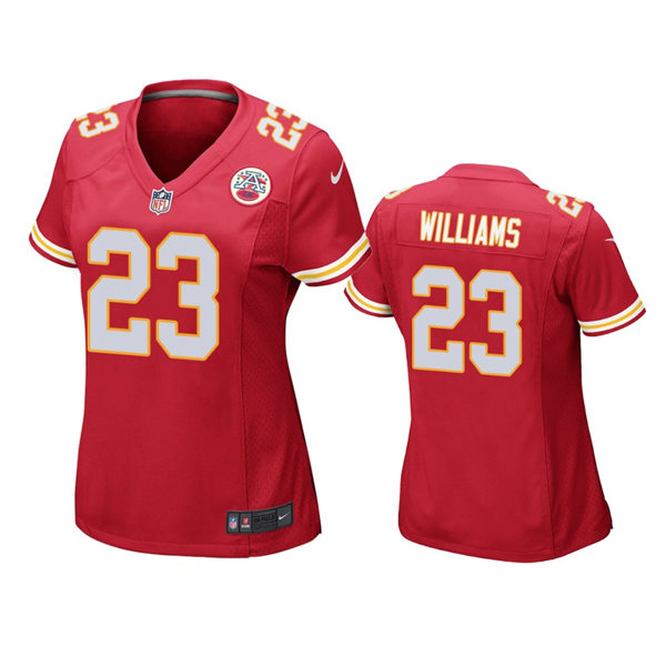 Womens Kansas City Chiefs #23 Joshua Williams Red Limited Jersey