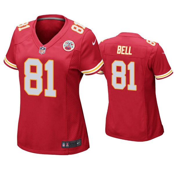 Womens Kansas City Chiefs #81 Blake Bell Nike Red Limited Jersey