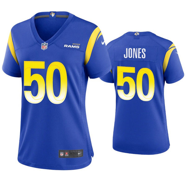 Womens Los Angeles Rams #50 Ernest Jones Nike Royal Limited Jersey