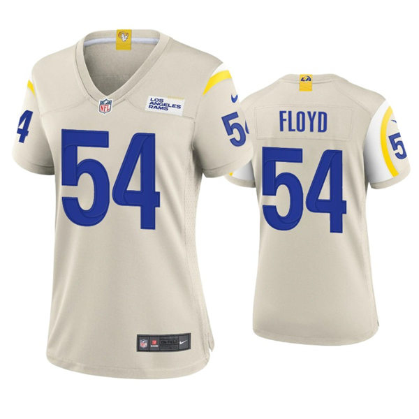 Womens Los Angeles Rams #54 Leonard Floyd Nike Bone Limited Jersey