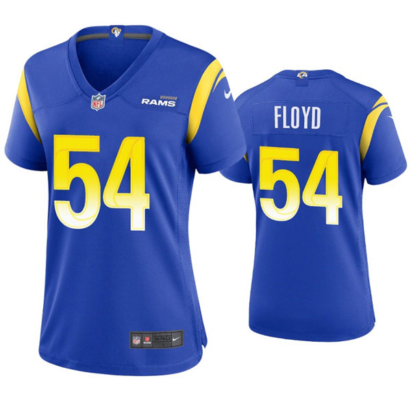 Womens Los Angeles Rams #54 Leonard Floyd Nike Royal Limited Jersey
