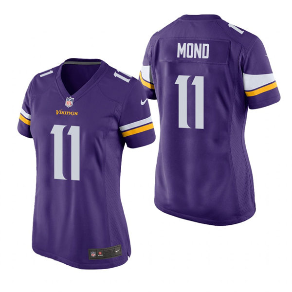 Womens Minnesota Vikings #11 Kellen Mond Nike Purple Limited Jersey