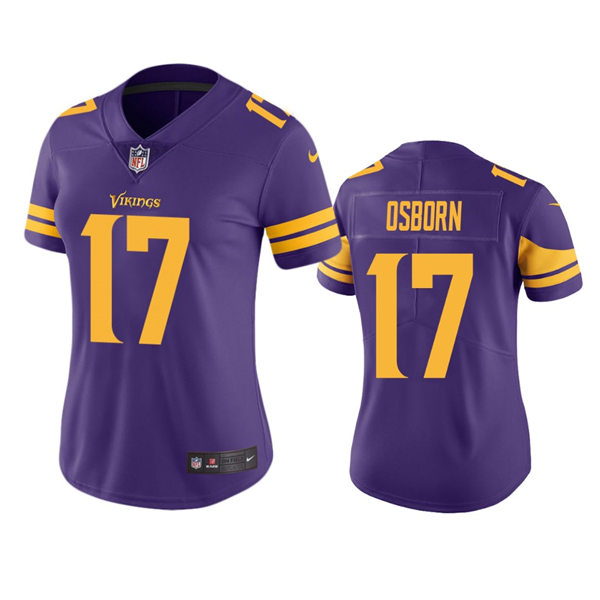 Womens Minnesota Vikings #17 K. J. Osborn Nike Purple Color Rush Limited Jersey