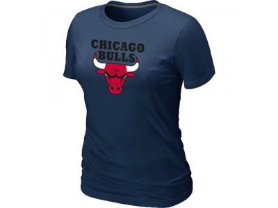 Womens NBA Chicago Bulls Big & Tall Primary Logo D.Blue T-Shirt