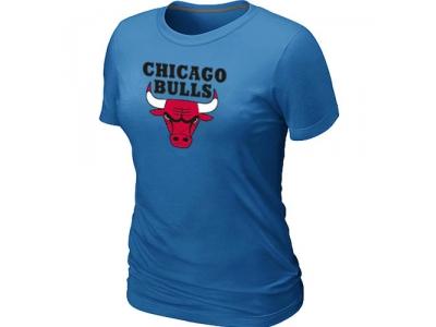 Womens NBA Chicago Bulls Big & Tall Primary Logo L.blue T-Shirt