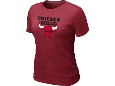 Womens NBA Chicago Bulls Big & Tall Primary Logo Red T-Shirt