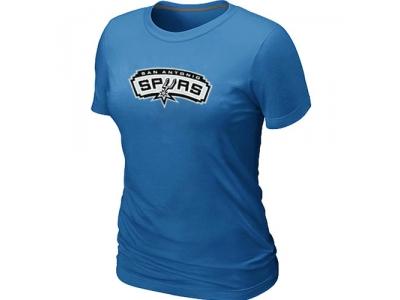 Womens NBA San Antonio Spurs Big & Tall Primary Logo L.blue T-Shirt
