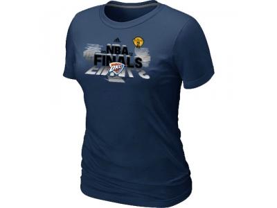 Womens Oklahoma City Thunder adidas 2012 Western Conference Champions D.Blue T-Shirt