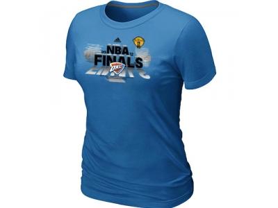 Womens Oklahoma City Thunder adidas 2012 Western Conference Champions L.blue T-Shirt