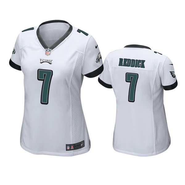 Womens Philadelphia Eagles #7 Haason Reddick White Limited Jersey