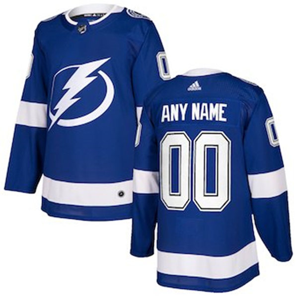 Womens Tampa Bay Lightning Custom adidas Home Blue Jersey Stitched