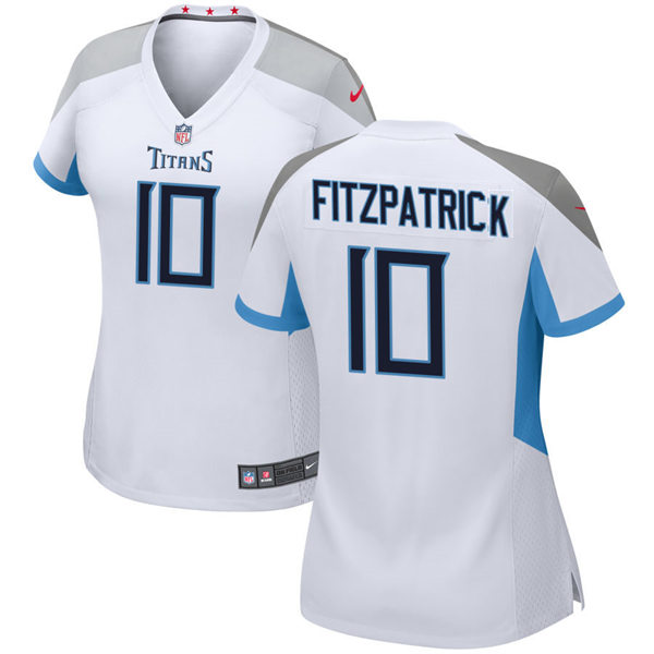 Womens Tennessee Titans #10 Dez Fitzpatrick Nike White Limited Jersey