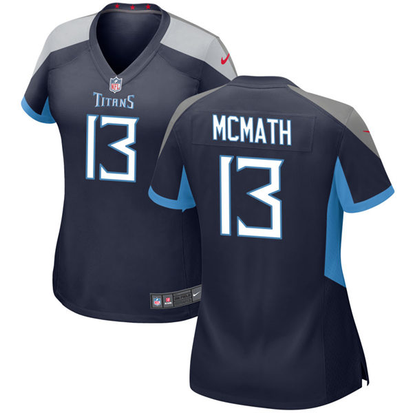 Womens Tennessee Titans #13 Racey McMath Nike Navy Limited Jersey