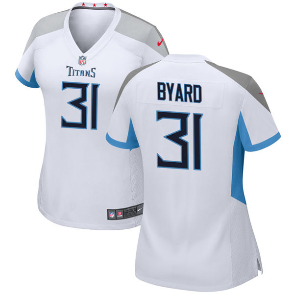 Womens Tennessee Titans #31 Kevin Byard Nike White Stitched Limited Jersey