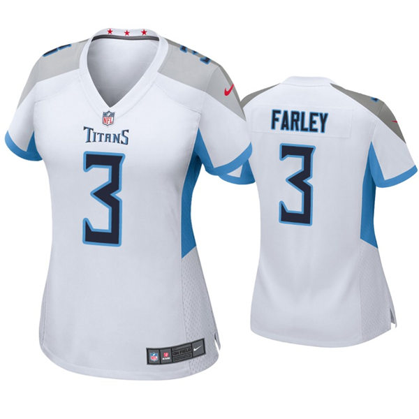 Womens Tennessee Titans #75 Dillon Radunz Nike White Stitched Limited Jersey