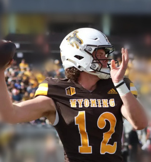 Wyoming Cowboys #12 Kaden Anderson Brown College Football Game Jersey 