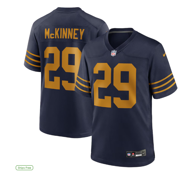 Xavier McKinney Green Bay Packers Nike The 1923 Classic Game Jersey - Navy