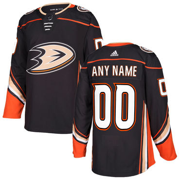 Youth Anaheim Ducks Custom Adidas Black Home Jersey Stitched