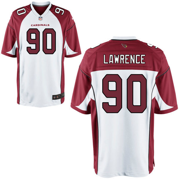 Youth Arizona Cardinals #90 Rashard Lawrence Nike White Vapor Limited Jersey