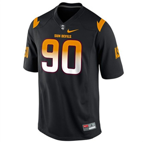 Youth Arizona State Sun Devils #90 Will Sutton Black Football Jersey