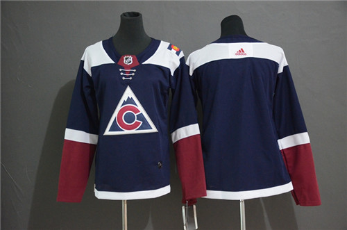 Youth Avalanche Blank Navy Youth Alternate Adidas Jersey