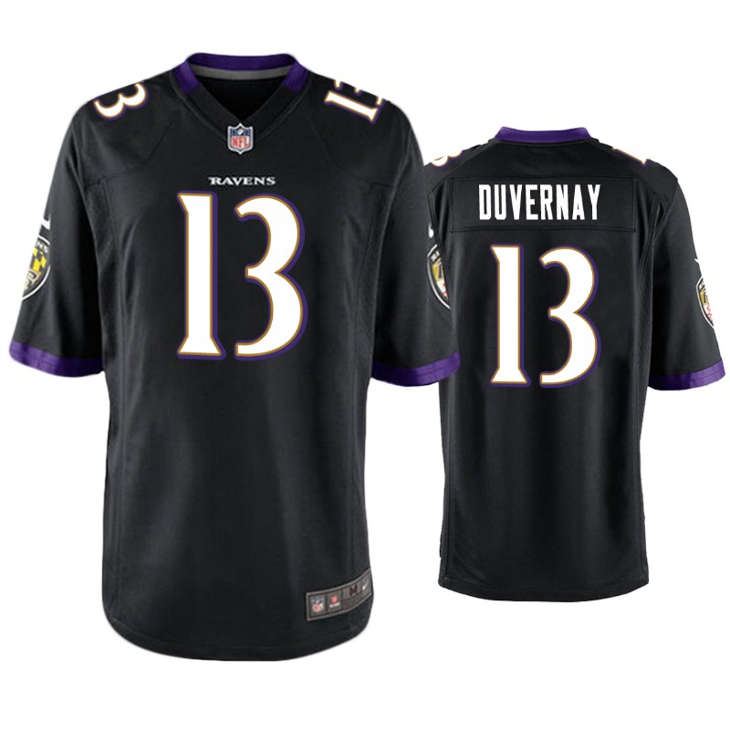 Youth Baltimore Ravens #13 Devin Duvernay Nike Black Alternate Limited Stitched Jersey