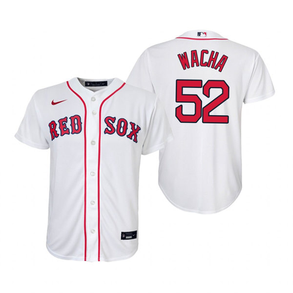 Youth Boston Red Sox #52 Michael Wacha Nike White Home Jersey