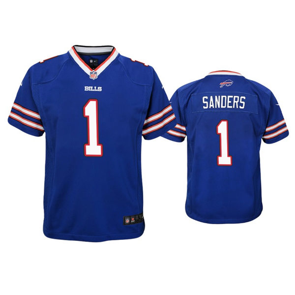Youth Buffalo Bills #1 Emmanuel Sanders Nike Royal Limited Jersey