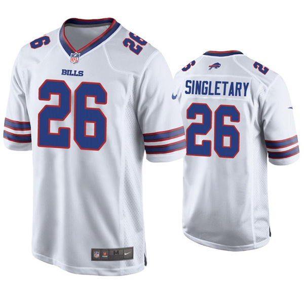 Youth Buffalo Bills #26 Devin Singletary Nike White Limited Jersey