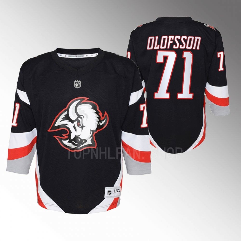 Youth Buffalo Sabres Victor Olofsson 2022-23 Goathead Alternate Replica Player Jersey