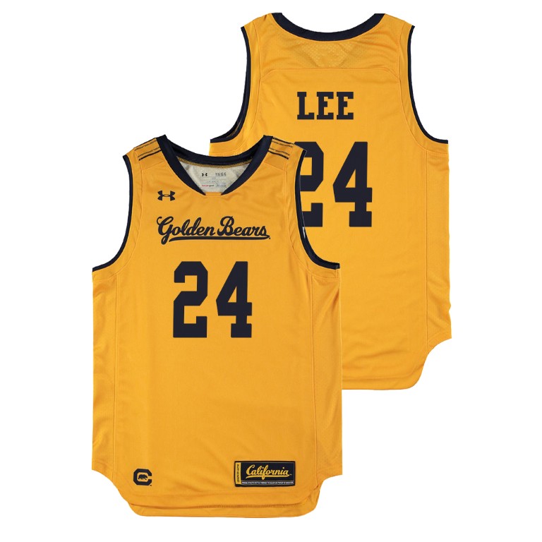 Youth California Golden Bears Gold Marcus Lee College Basketball Replica Jersey
