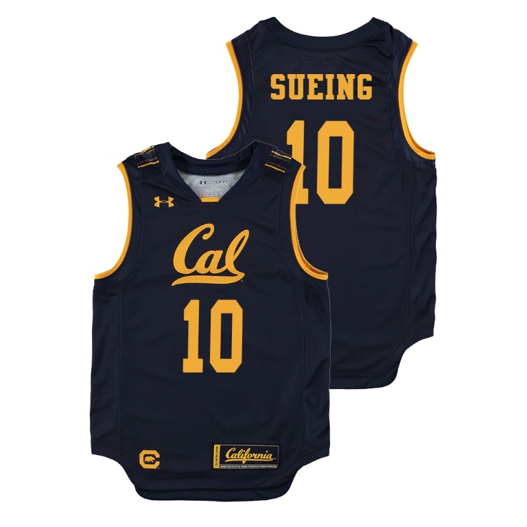 Youth California Golden Bears Navy Justice Sueing College Basketball Replica Jersey