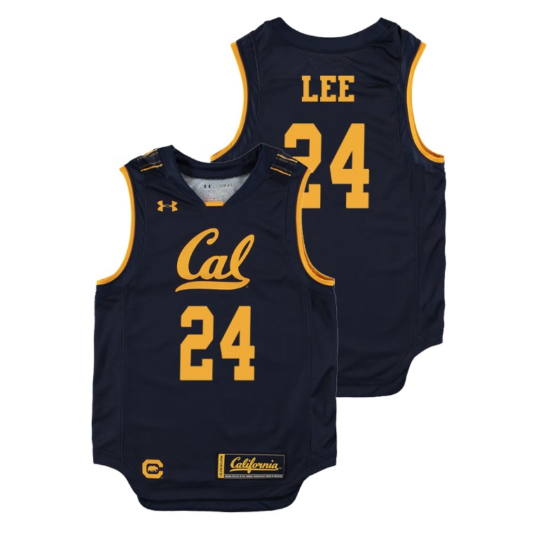 Youth California Golden Bears Navy Marcus Lee College Basketball Replica Jersey