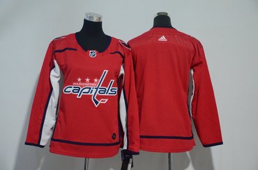 Youth Capitals Blank Red Youth Adidas Jersey