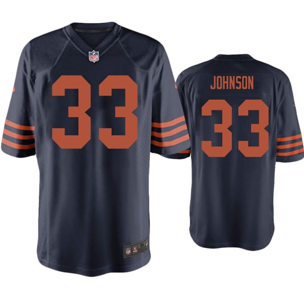 Youth Chicago Bears #33 Jaylon Johnson Nike Navy Orange Limited Jersey