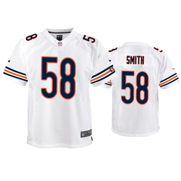 Youth Chicago Bears #58 Roquan Smith Nike White Limited Jersey