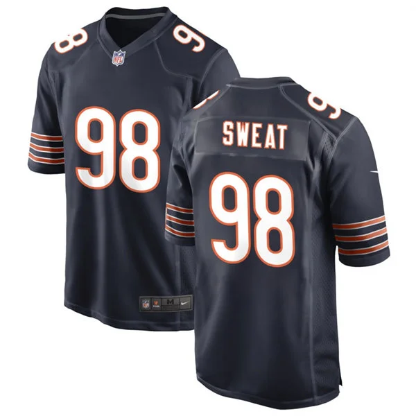 Youth Chicago Bears #98 Montez Sweat Nike Navy Vapor Limited Jersey 