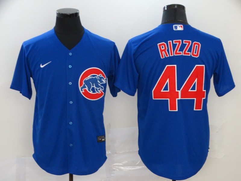Youth Chicago Cubs #44 Anthony Rizzo Nike Royal Jerseys