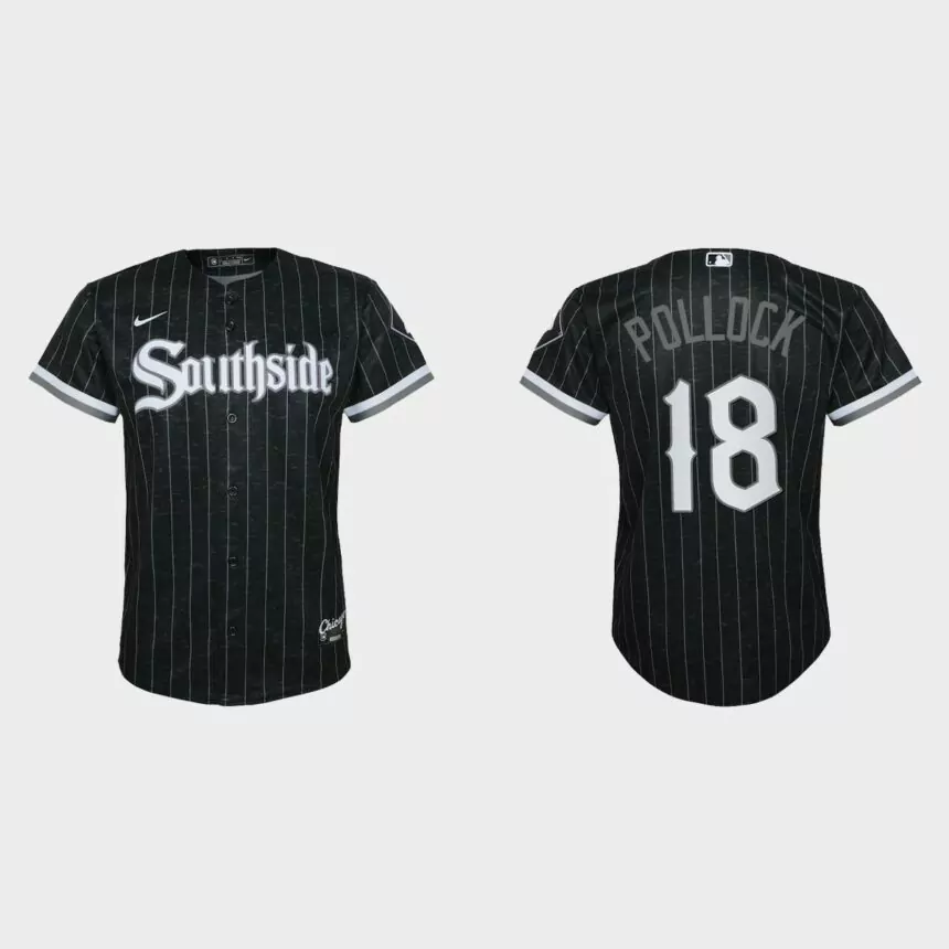 Youth Chicago White Sox A.J. Pollock Black City Connect Replica Jersey